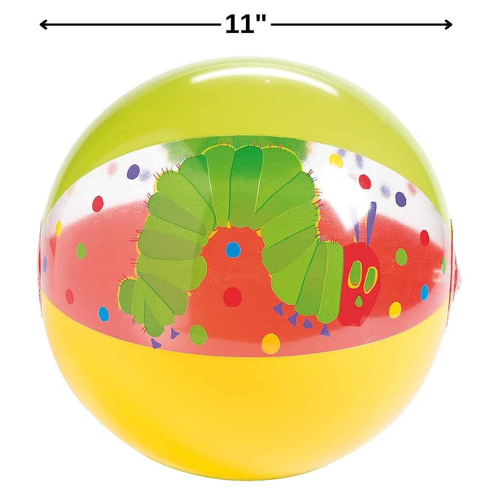 Fun Express Inflatable The Very Hungry Caterpillar Beach Balls 11" 12 Pack