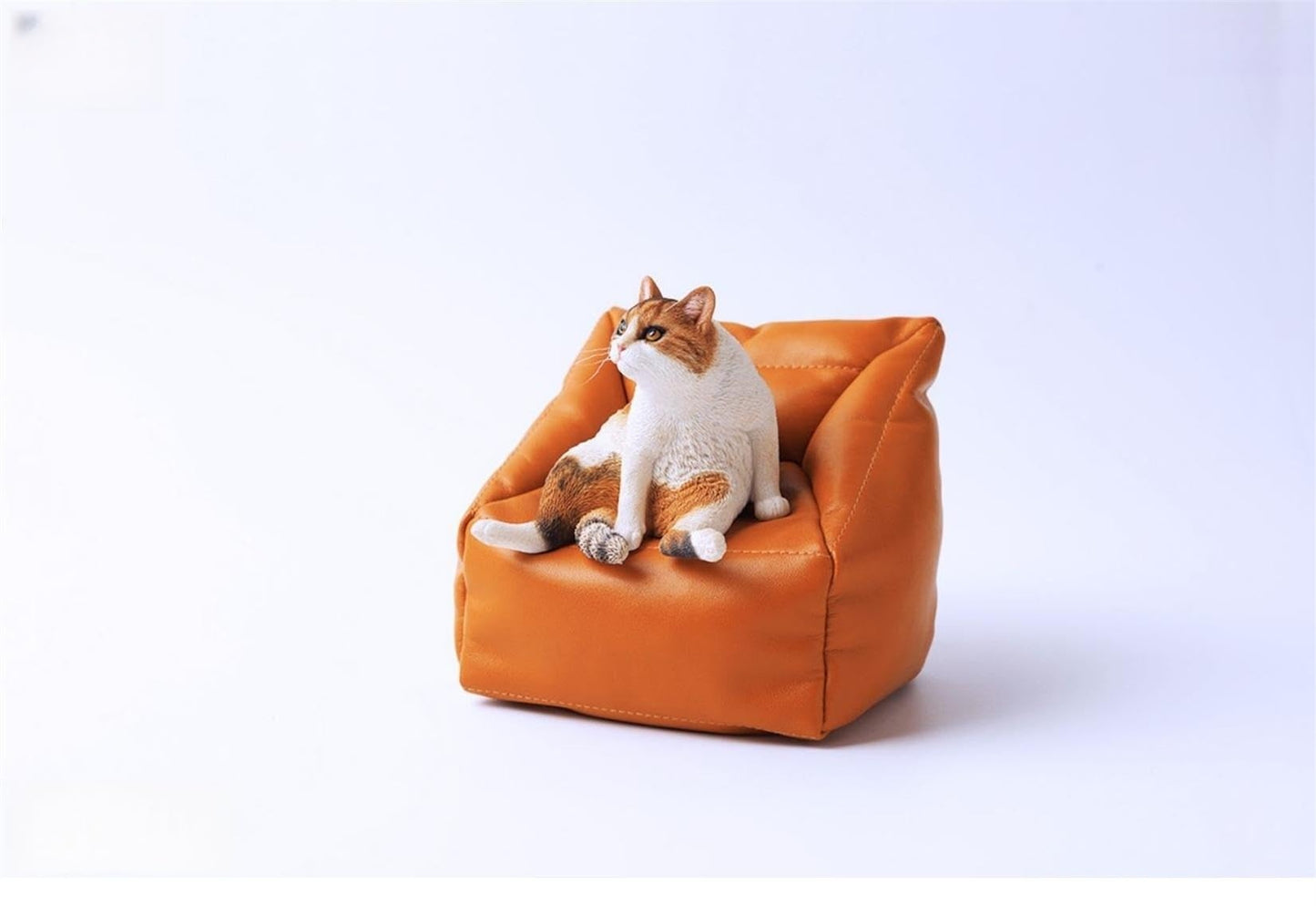 Lana Toys WLNTDOLA 1/6 Orange Cats 3.0 Pet Healing Figure Cute Lazy Cat Model Resin Decoration