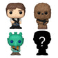Funko Bitty POP! 4 Pack Star Wars: Han Solo 4-Pack - Han Solo, Chewbacca