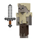 Mattel Minecraft Vanilla 3.25" Husk Action Figure for Kids Ages 6 and Up