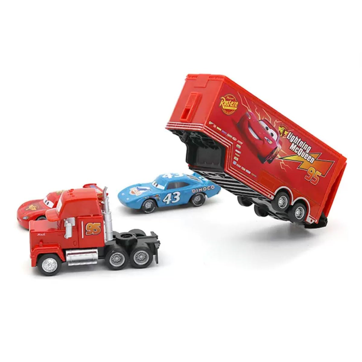 22 Pcs Movie Cars Toys Set Mack Uncle Truck Diecast Metal Beautifully Gift Box Children's Birthday
