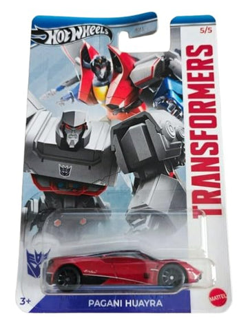Hot Wheels Pagani Huayra Transformers Diecast Car, 1:64 Scale, 5/5