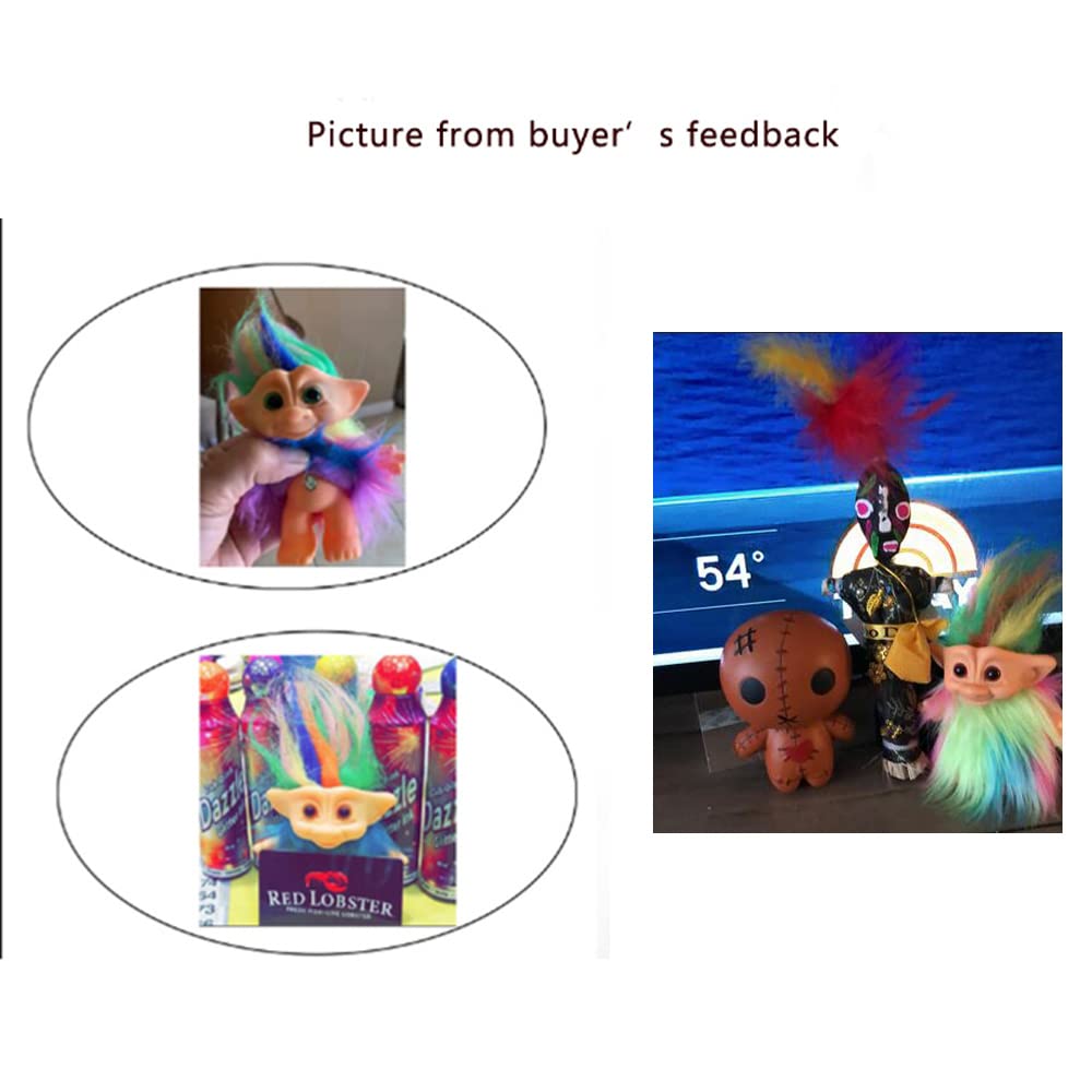 Yintlilocn 11pcs Vintage Troll Dolls Lucky Troll Dolls