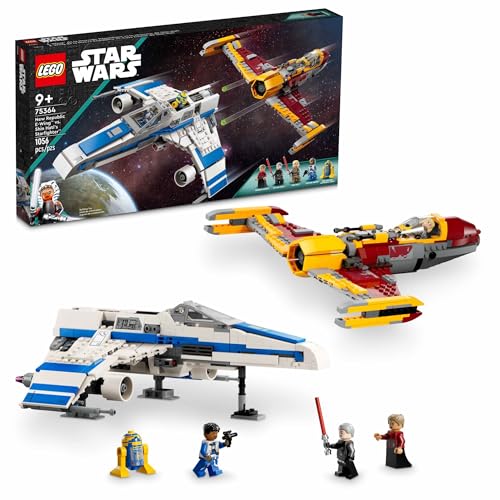 LEGO Star Wars: Ahsoka New Republic E-Wing vs. Shin Hati’s Starfighter 75364 Star Wars Playset Based on The Ahsoka TV Series, Show Inspired Building
