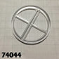 Reaper Miniatures Accessories: 2" Round Transparent Flight Stand w/Tall Flight Peg (5 Bases, 5 pegs)