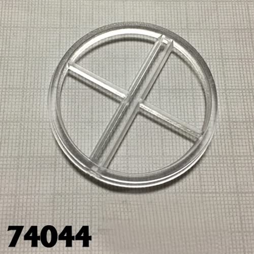 Reaper Miniatures Accessories: 2" Round Transparent Flight Stand w/Tall Flight Peg (5 Bases, 5 pegs)