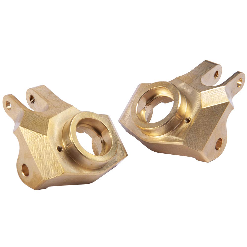 RCLions RC Steering Cup Knuckles Brass Upgrade Parts for SCX10 II 90046 1/10th RC Crawler Car