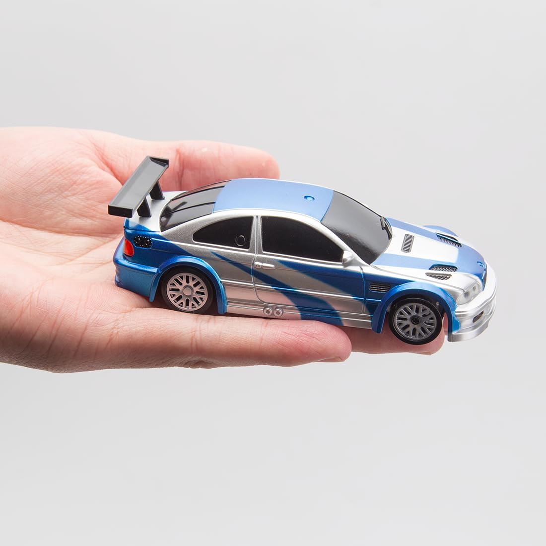 YounggDiy 1/43 Mini Gyro RC Drift Car, 2.4G 4WD Full-Proportion RC Electric 15KM/H Racing Drift Car Model with Gyro, Indoor Mini RC Toys Gift (RTR