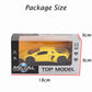 iLooboo Alloy Collectible Lambo Aventador Toy Vehicle Pull Back Die-Cast Car Model with Lights and Sound