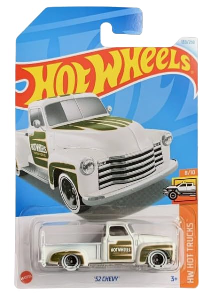 Hot Wheels '52 Chevy White HW Hot Trucks 8/10 139/250