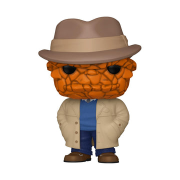 Funko Pop! Marvel: Fantastic Four (2025)- The Thing (Trench Coat) - Amazon Exclusive - Collectible Vinyl Figure - Gift Idea - Official Merchandise