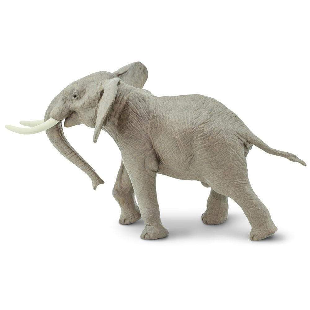 Safari Ltd. African Bull Elephant Figurine - Realistic 7.6" Wildlife Figure - Educational Toy for Boys, Girls, and Kids Ages 3+