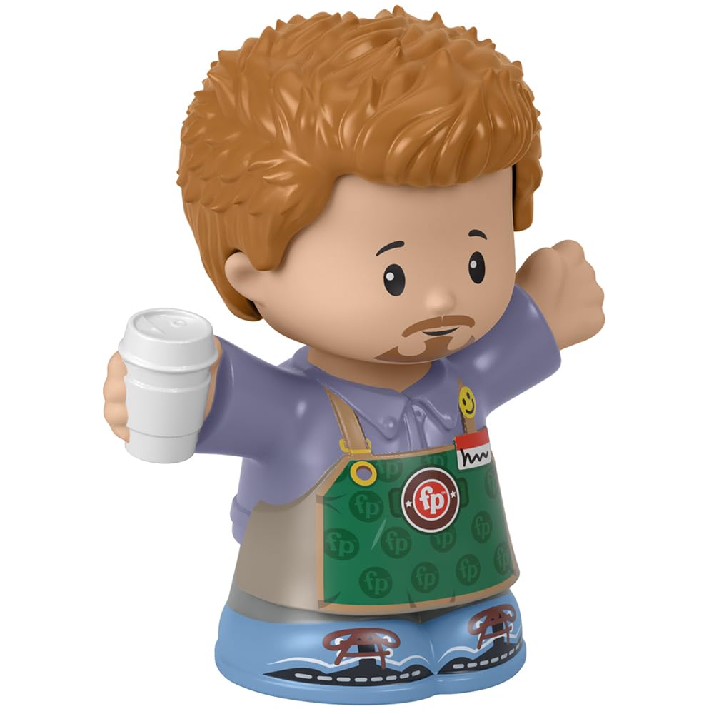 Replacement Part for Fisher-Price Little People Barista and Customer Playset HBW63 - Replacement Barista Figure