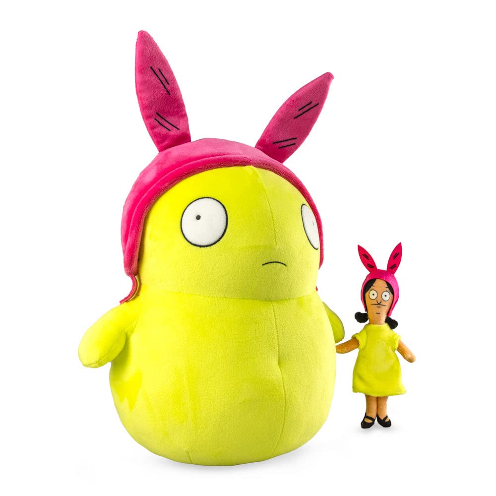 Kidrobot Bob's Burgers Louise & Kuchi Kopi 16 Inch HugMe Plush with Shake Action