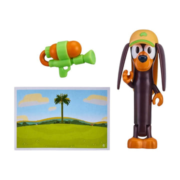 Bluey Story Starters - Choose from 8 Figures, Bingo, Honey, Snickers, Indy, or Muffin - Ages 3+ (Snickers & Water Blaster)
