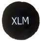 Stellar Lumens Pillow - Embroidered Round Stuffed Plush Crypto Pillow by BlockCraft.Shop XLM Plush Pillow