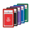 GemLock 5-Pack PSA Slab Bumpers - Hard TPU Stackable Colored Guards with Precision Fit for Graded Cards (Red, Black, Purple, Blue, Green)