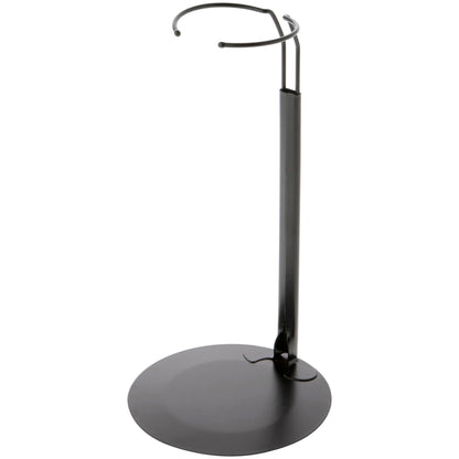 Plymor DSP-90B Black Adjustable Doll Stand, fits 15, 16, 17, 18, 19, 20, and 21 inch Dolls, Waist is 3" - 4" wide, 8" - 11" around, Pack of 2