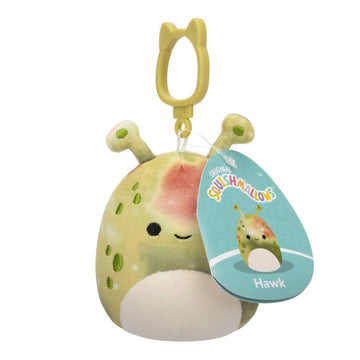 Squishmallows 3.5" Clip-On Hawk The Alien
