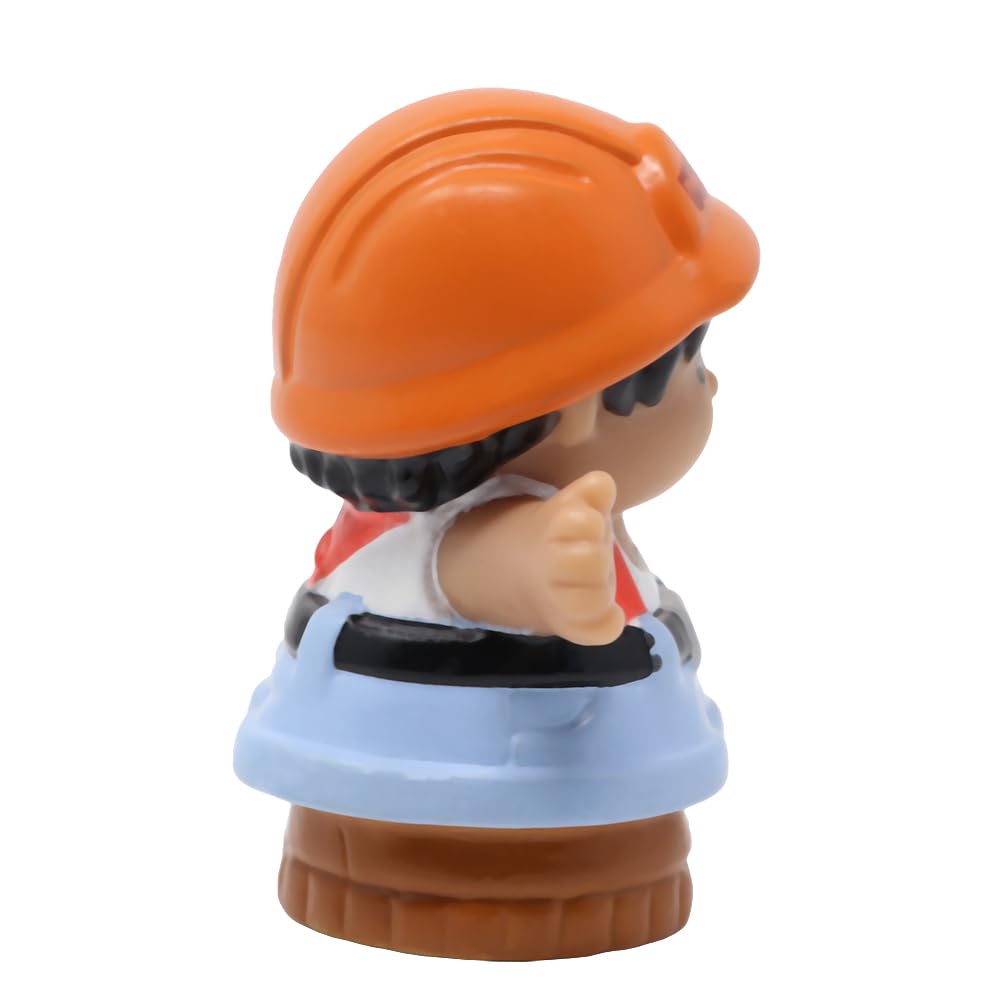 Fisher-Price Replacement Part for Collectible Little People Construction Site Building Playset 72649 - Replacement Dump Truck Driver Roberto Figure -