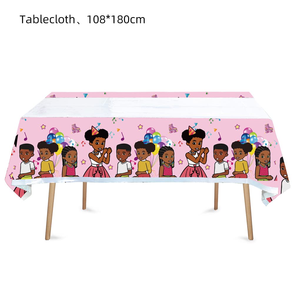 2pcs Birthday Party Tablecloth Table Cover, Birthday Supplies Decorations (70'' x 42'') (3)