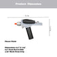 Retro Sci-Fi Style 9.5" Foam Phaser Blaster - PU Prop Gun for Costume, Cosplay, Display & Collectors - Lightweight, Safe & Detailed Design