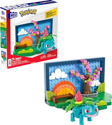 MEGA BLOKS - Pokemon: Park Scene, 220 Piece Buiding Toy Set