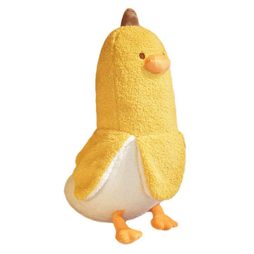 JOSON Banana Duck Plush Toy, Adorable Banana Duck Plush Animal Pillow for Boys and Girls Birthday, (Yellow 19.7")