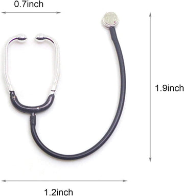 5Pcs Dollhouse Mini Stethoscope Care Tools Dollhouse Dolls Miniature Garden Kit, Hospital Accessories Toys Set for Toy House Decoration Doll