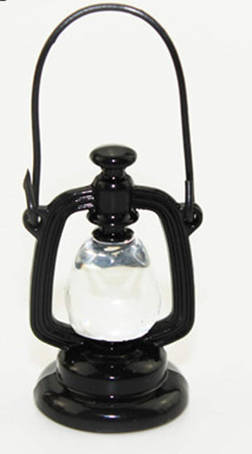 Black Decoration Accessories, 1:12 Dollhouse Miniature Scene Model Hurricane Lantern Play, Accessories (23 x 43 mm),Decorations,This Product is not