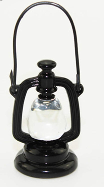 Black Decoration Accessories, 1:12 Dollhouse Miniature Scene Model Hurricane Lantern Play, Accessories (23 x 43 mm),Decorations,This Product is not