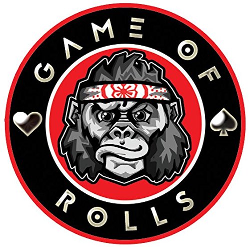 Game of Rolls - Brazilian Jiu Jitsu (BJJ) Grappling Game and Training aid + Traditional Deck of Playing Cards (2 in 1) Adults and Kids, Perfect as