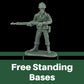 U. S. Toy DELUXE BAG OF CLASSIC TOY GREEN ARMY SOLDIERS - 36 Pc. (USTVL47)