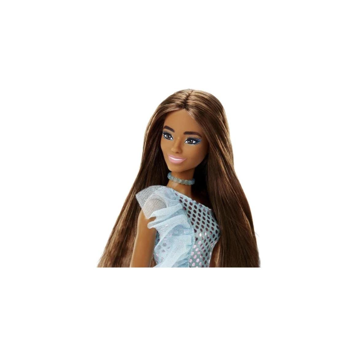 Barbie in A Green Polka Dot Dress