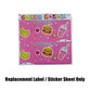 Replacement Parts for Fresh 'n Fun Food Truck Barbie Doll Playset - GMW07 ~ Replacement Label/Sticker Sheet