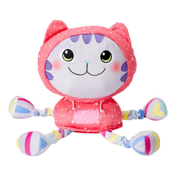 DreamWorks Gabby's Dollhouse DJ Catnip Bedding Super Soft Plush Cuddle Pillow Buddy, (Officially Licensed Product) By Franco