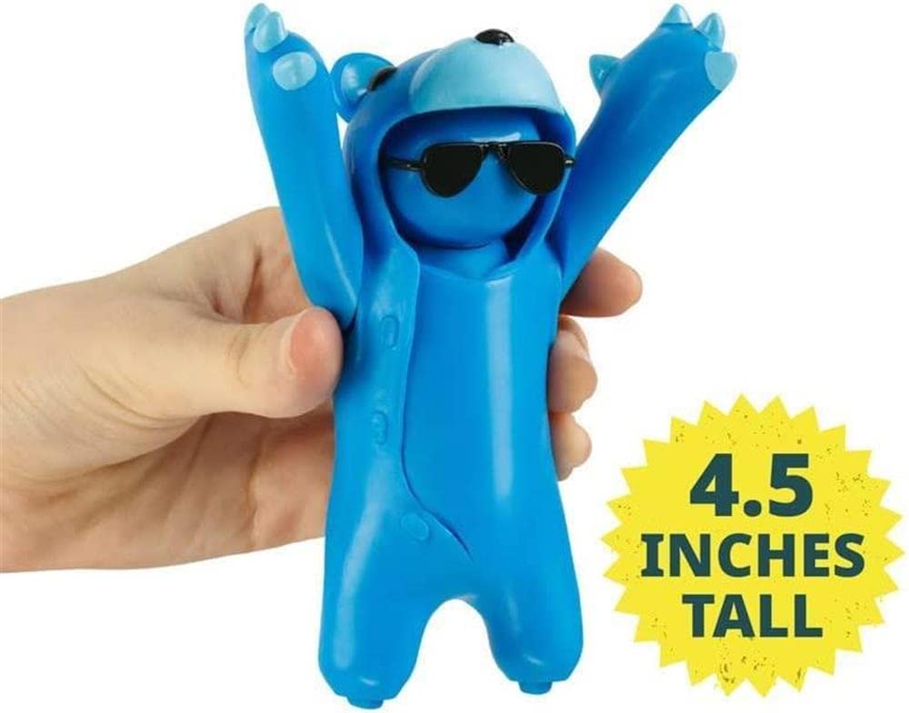 Gang Beasts Blue Bear Costume Fighter Accessories Gamer Character Figure