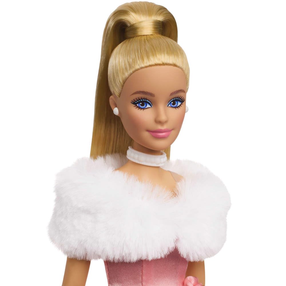 Barbie Enchanted Evening Fashion Doll in Pink Dress, Mattel Replay The Classics Collection