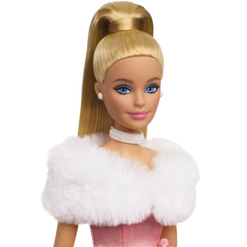 Barbie Enchanted Evening Fashion Doll in Pink Dress, Mattel Replay The Classics Collection
