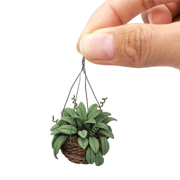 Dollhouse Decoration Plant Pots Miniature Green Potted Bonsai Models Decor,1?12 Miniature Plant