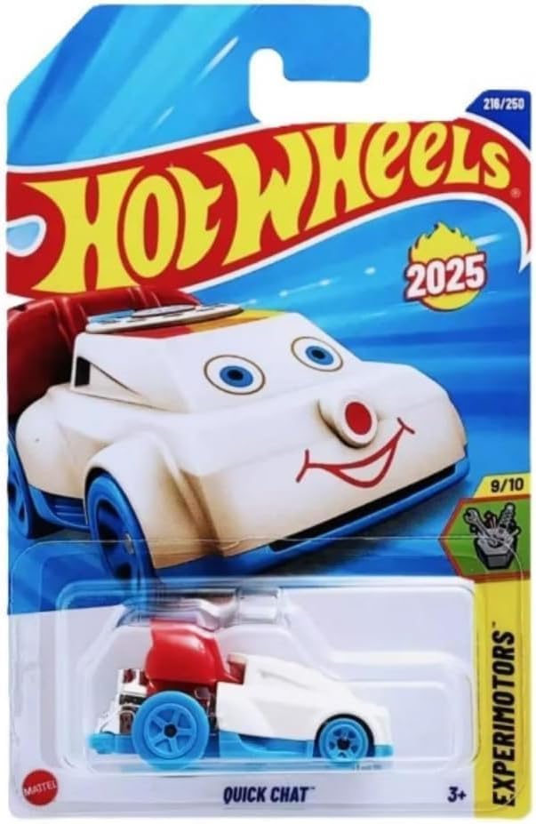 Hot Wheels Quick Chat [White Telephone] Experimotors 9/10, 216/250, New for 2025!, 1:64 Scale Diecast Vehicle