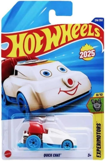 Hot Wheels Quick Chat [White Telephone] Experimotors 9/10, 216/250, New for 2025!, 1:64 Scale Diecast Vehicle
