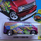HOT WHEELS HW ART CARS 7/10 CUSTOM '77 DODGE VAN 197/250 SHOWDOWN SCAN & RACE CARD