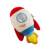 Xshelley 13.7 inch Rocket Shape Plush Toys Pillow, Rocket Ship Stuffed Plush Doll,Living Room Sofa Bedroom Decorative Children's Birthday Gift