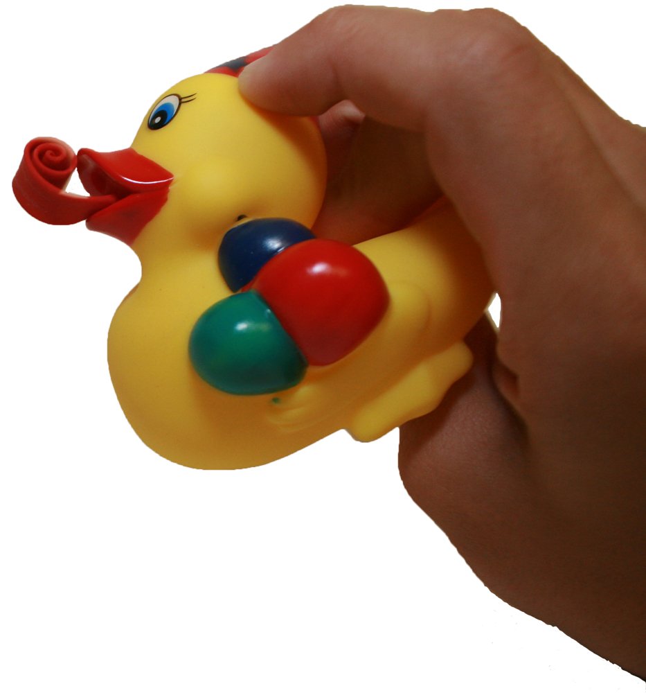 Rubber Ducks Family Party Rubber Duck, Waddlers Brand Toy Rubber Duck Squeaking and Tongue Blowing Party Celebration Fun, All Depts. Favor Gift New