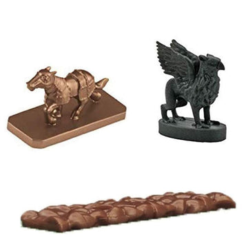 Replacement Parts for Thomas Wooden Railway Brendam Bay Shipping Deluxe Set - Y4496 ~ Replacement Horse, Griffin Figures and Pretend Chocolate Piece