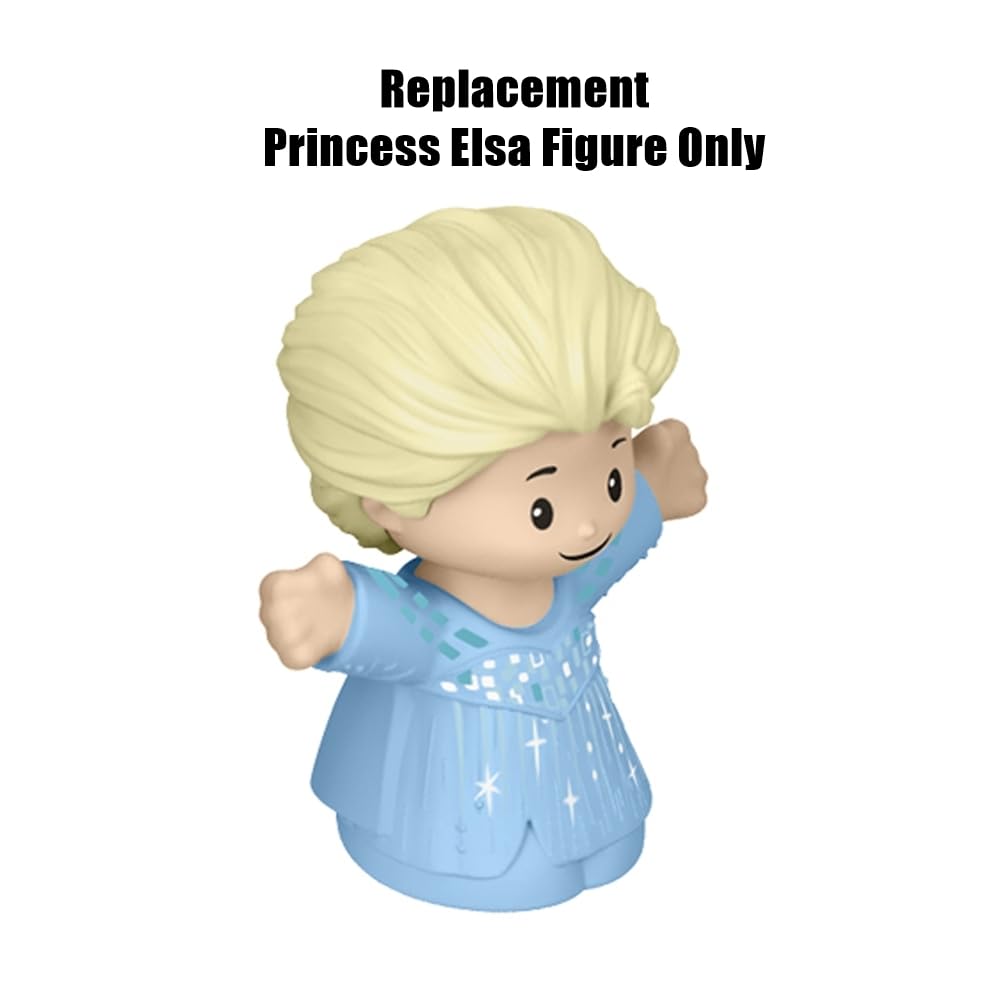 Replacement Part for Fisher-Price Little-People Carry Along Castle Case Playset - HMX76 ~ Replacement Princess Elsa Figure ~ Inspired by Disney Frozen