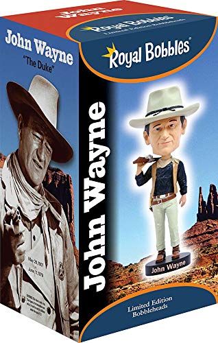 Royal Bobbles John Wayne Cowboy Collectible Bobblehead Statue
