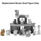 Fisher-Price Replacement Part Little People Noah's Ark Playset HNG03 - Replacement Brown Goat Figure