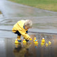 SOHAPY 100Pcs Mini Yellow Rubber Ducks Tiny Baby Shower Rubber Ducks, Squeak Fun Baby Yellow Rubber Bath Toy Float Fun Decorations for Shower Birthday